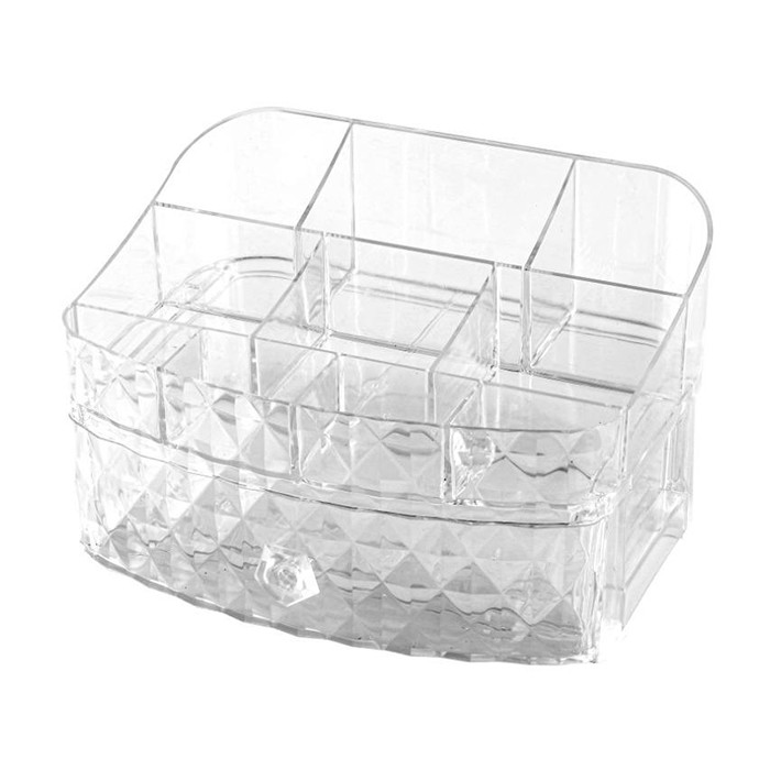 Acrylic makeup organizer